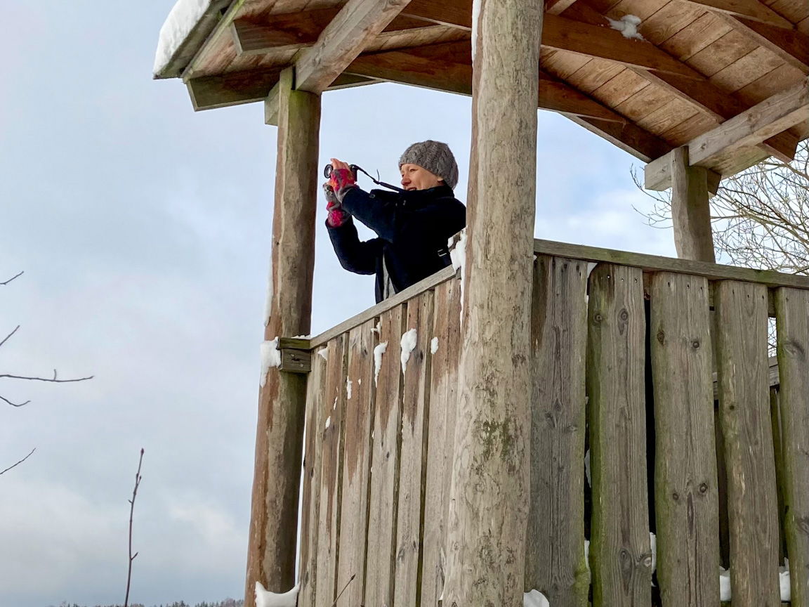 Ausflugsziel Westerwälder Seenplatte Winterlandschaft