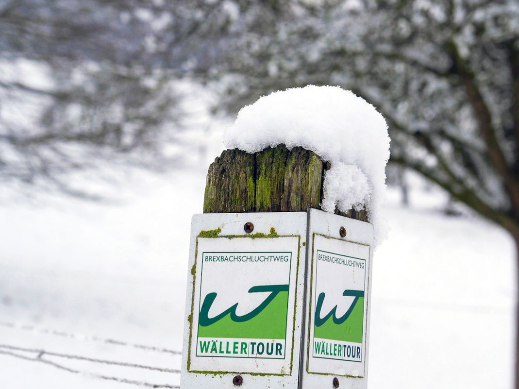 Winterlandschaft rund um Höhr-Grenzhausen und den Westerwald
