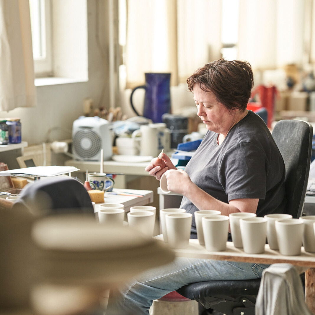 Produktion der Töpferei Girmscheid in Höhr-Grenzhausen