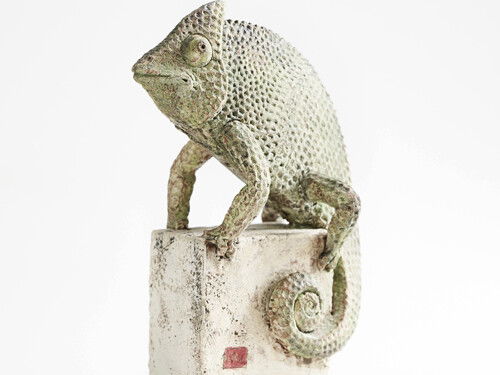 Chamäleon von Andreas Hinder Keramik