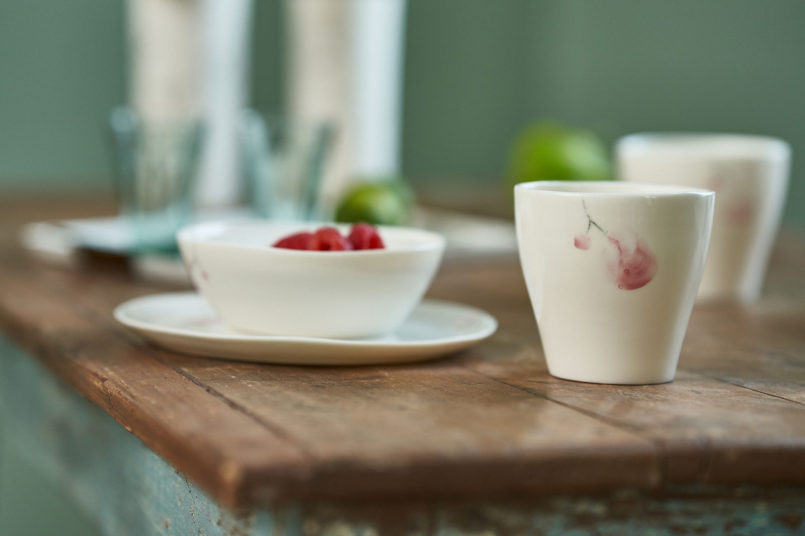 Porzellan der Keramikerin Katrin Bachmann aus Höhr-Grenzhausen