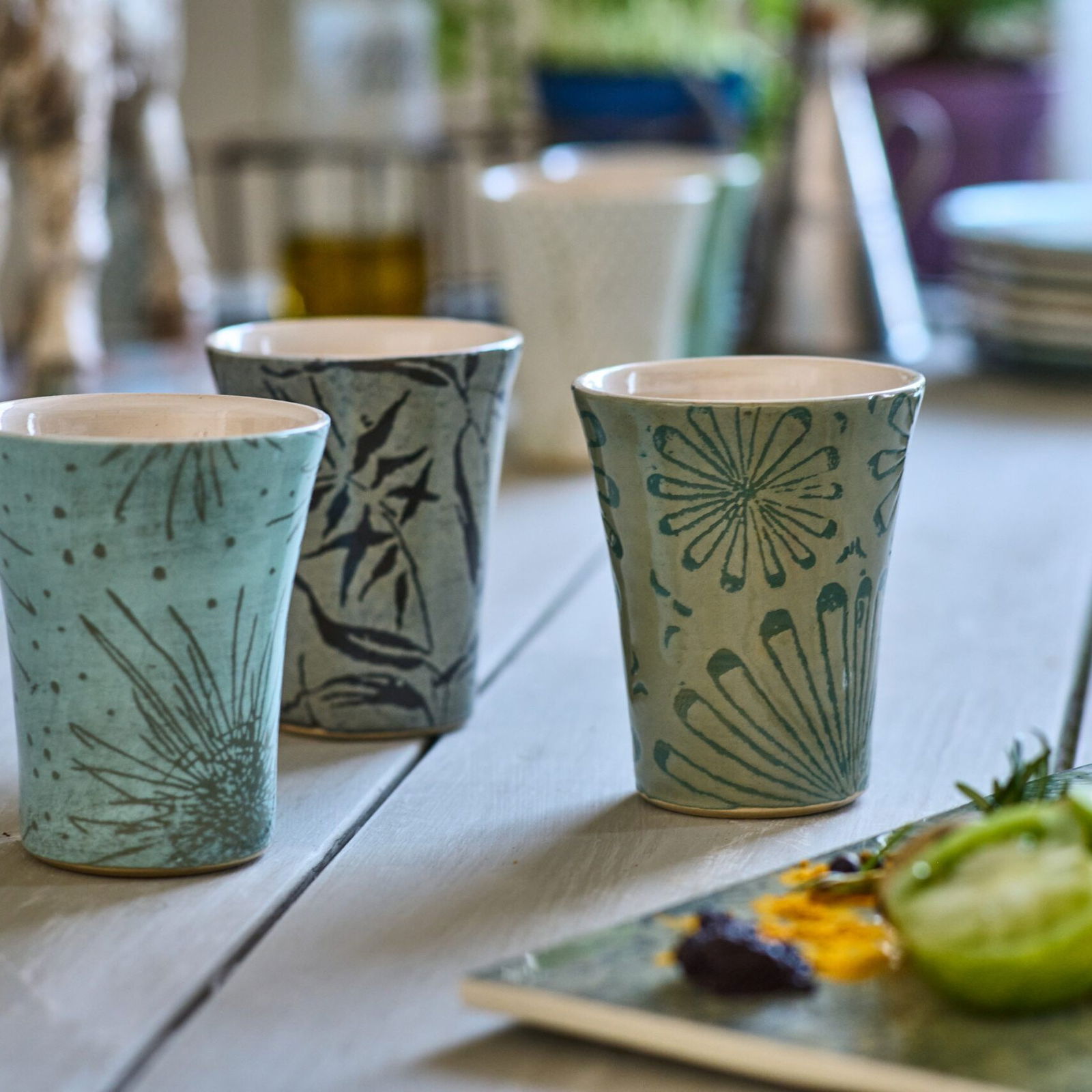 Nicole Thoss Keramik - Bedrucktes Geschirr