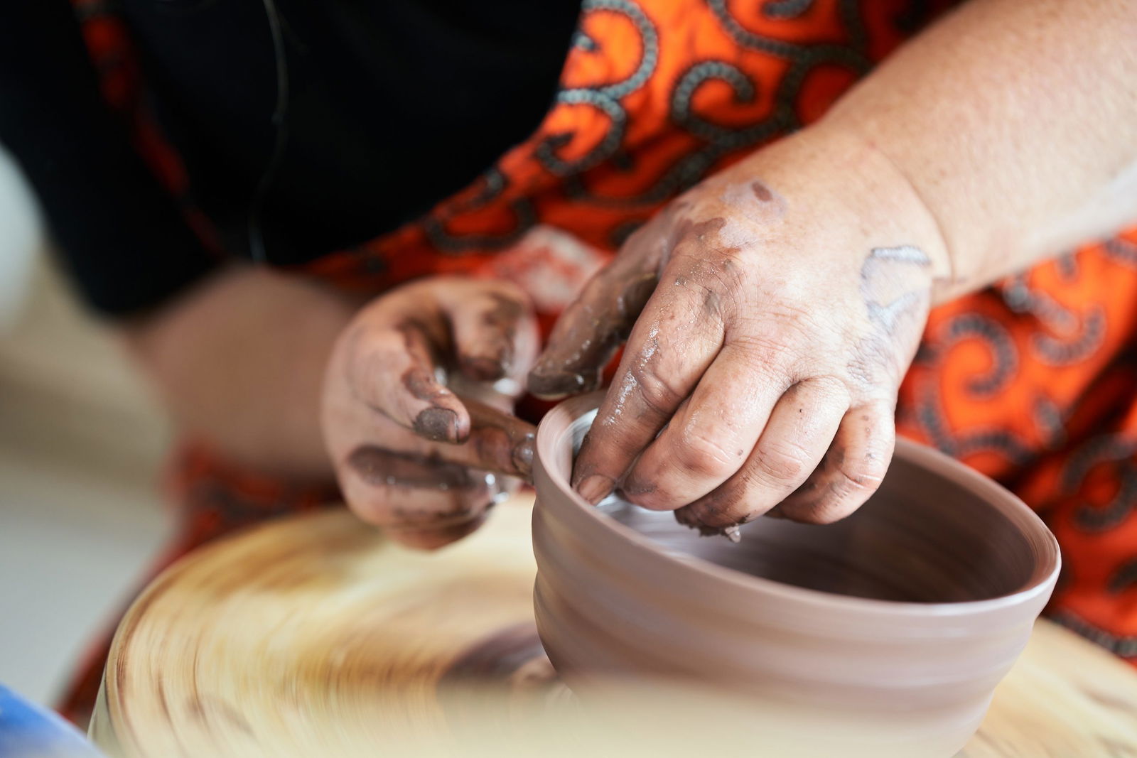 Grit Uhlemann beim Drehen