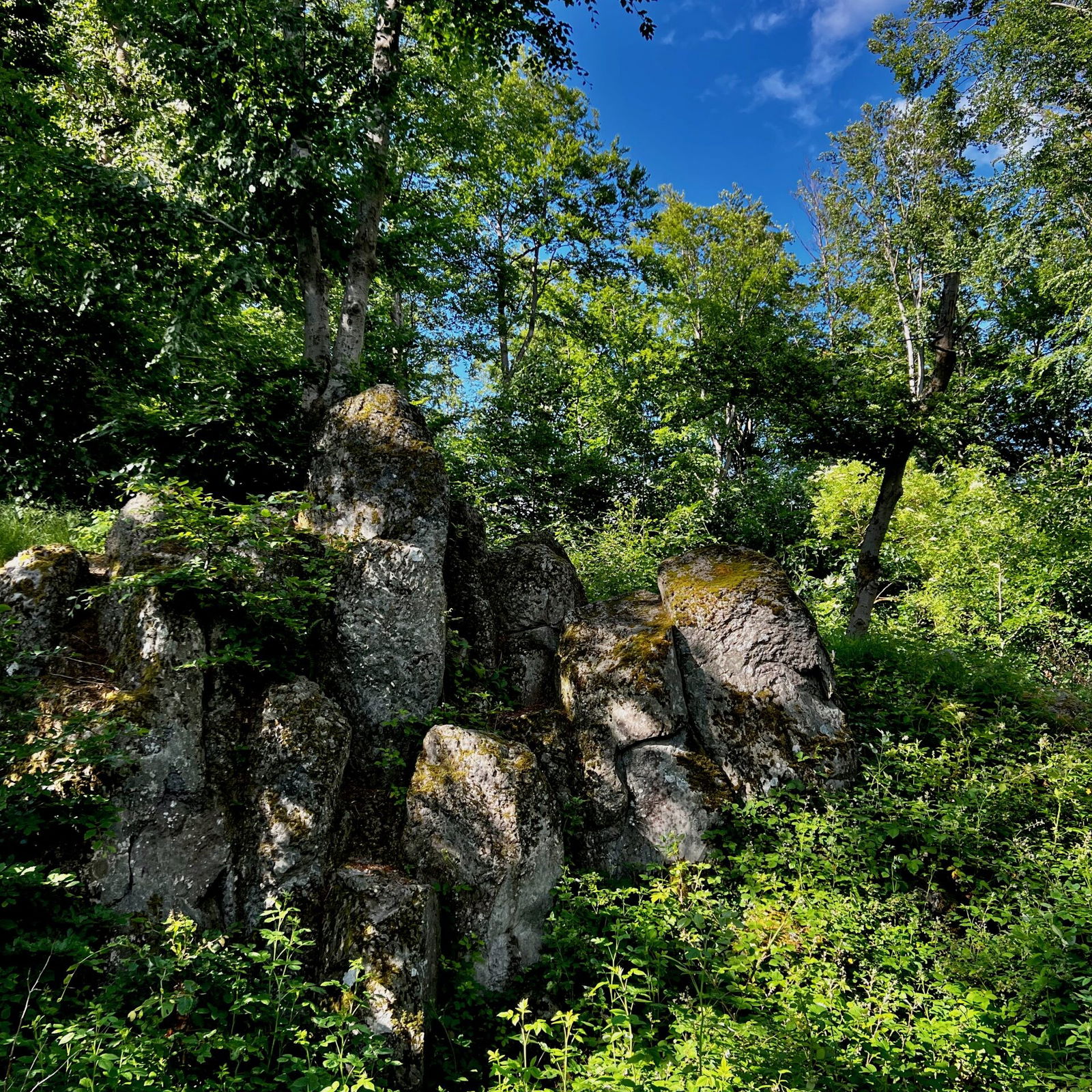 Indianerfelsen - isolierte Basaltformation