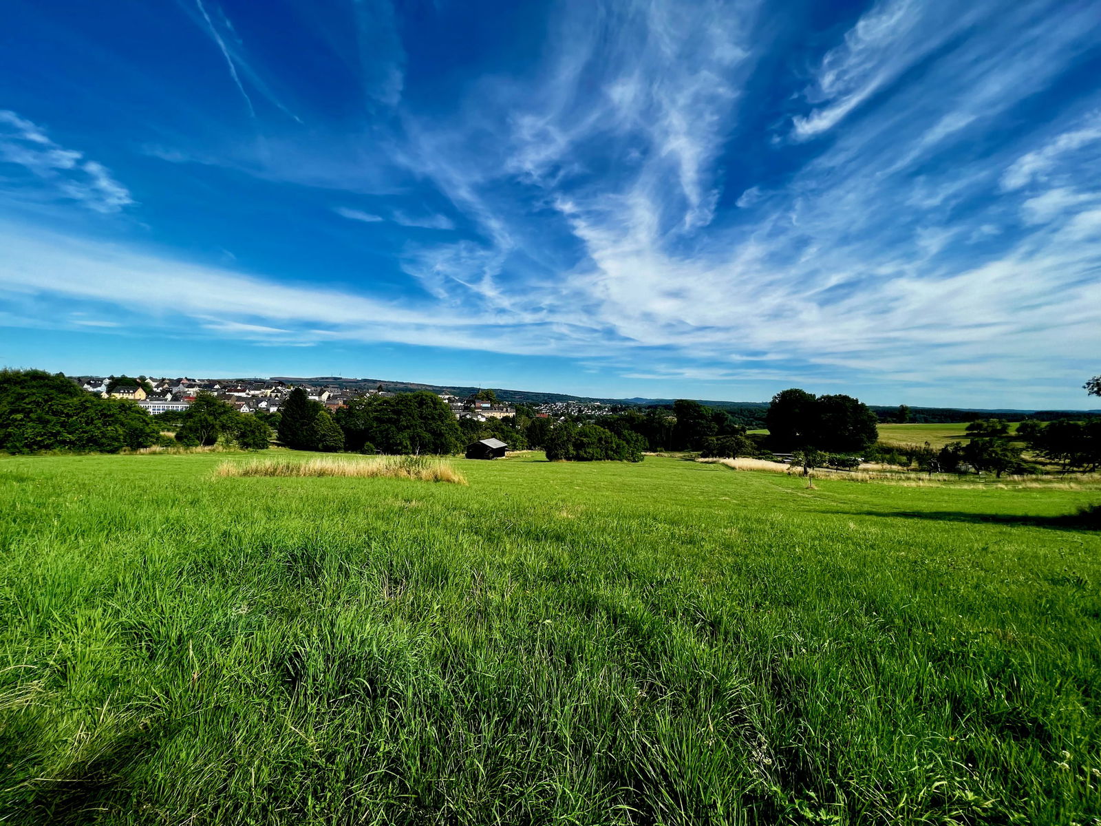 Blick vom Weg auf Höhr-Grenzhausen