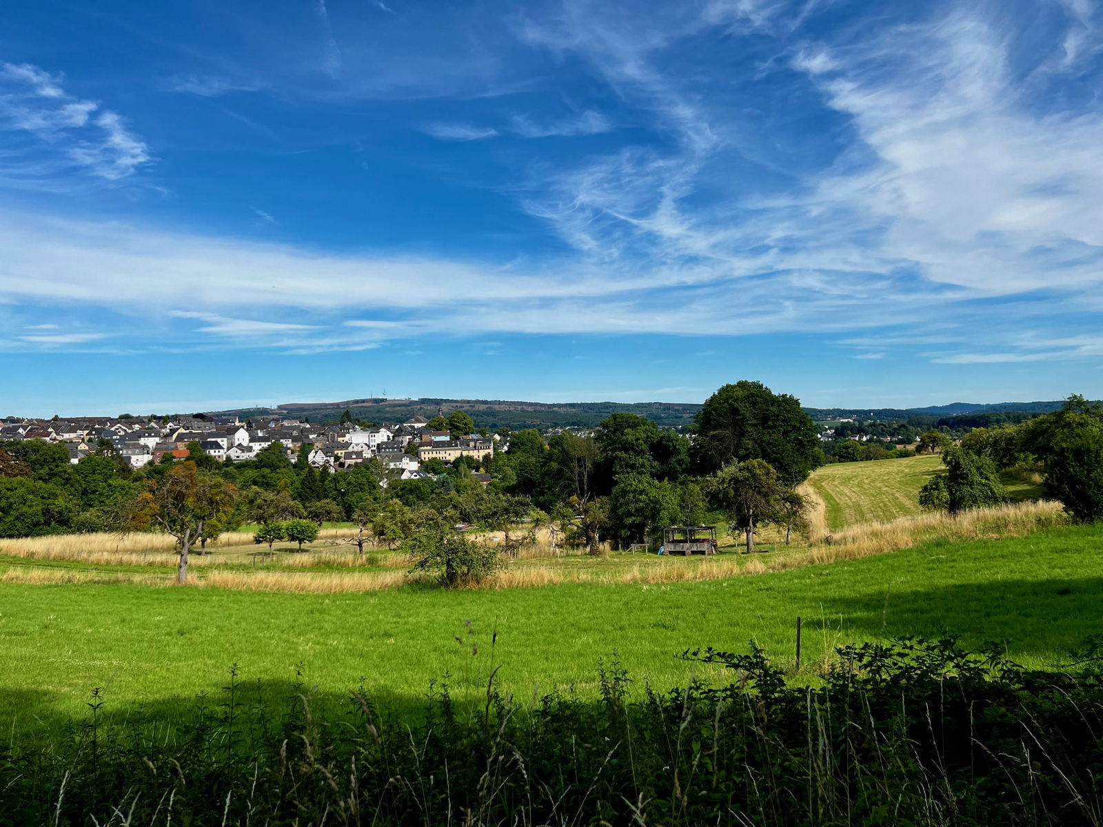 Blick vom Weg auf Höhr-Grenzhausen