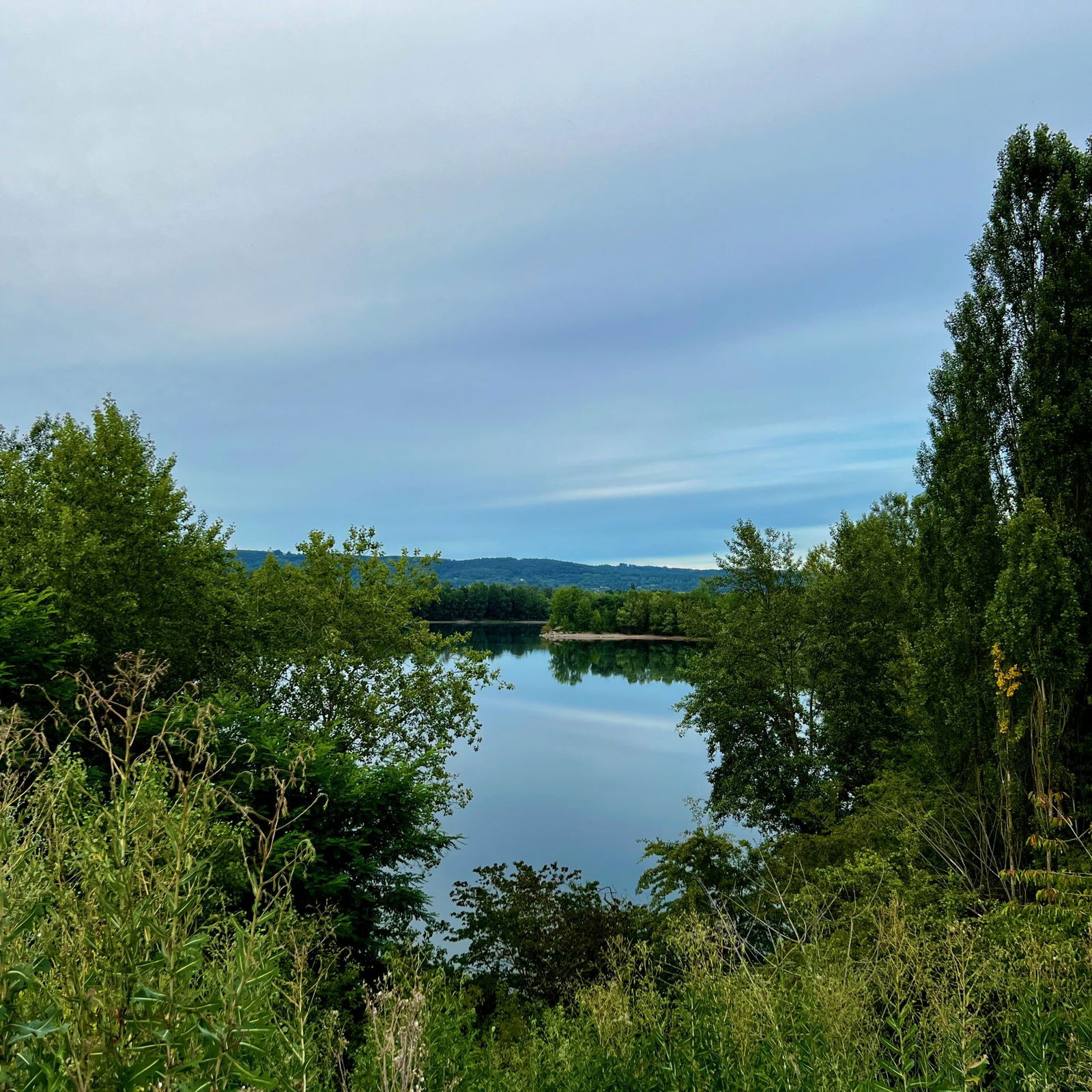 Blick auf den Kannsee - Baden leider verboten