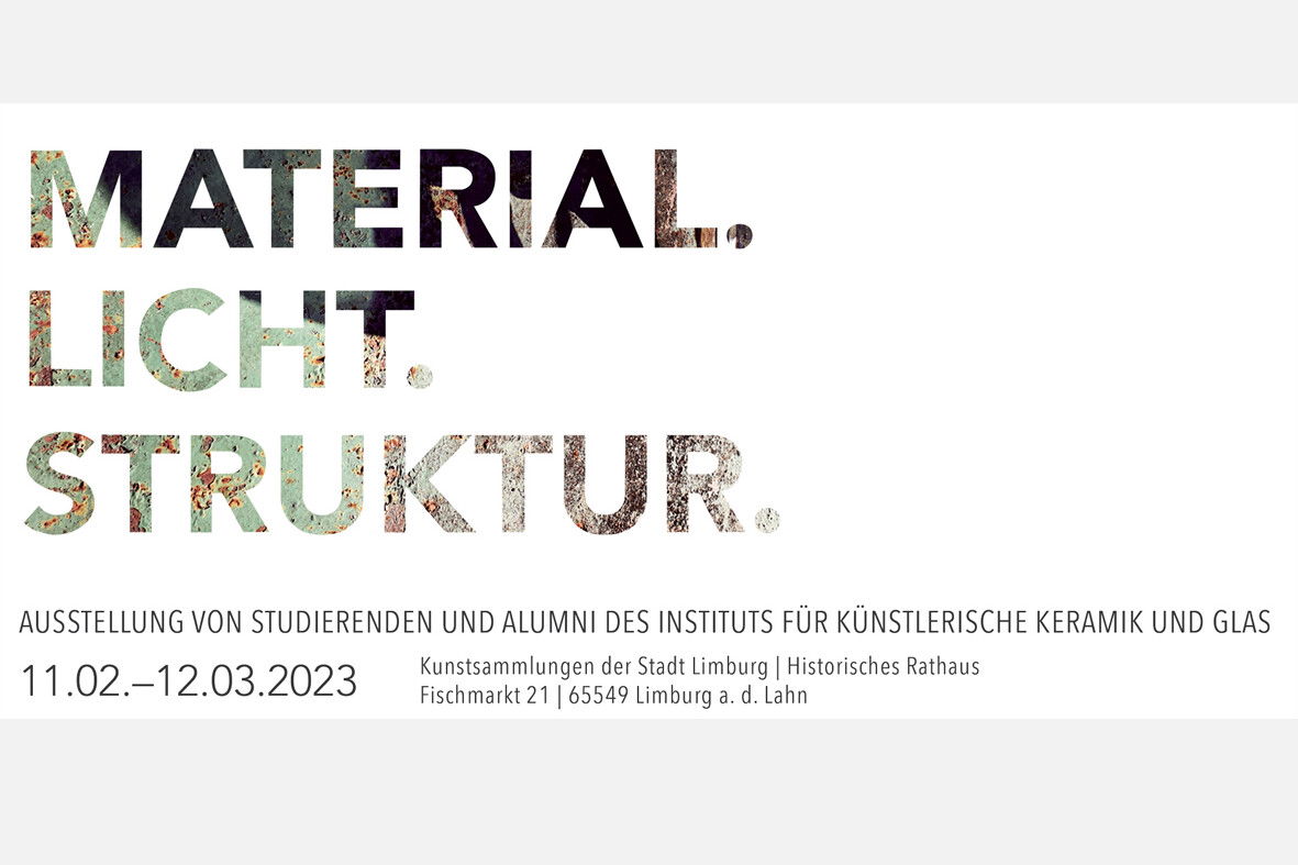 Einladung Material Licht Struktur