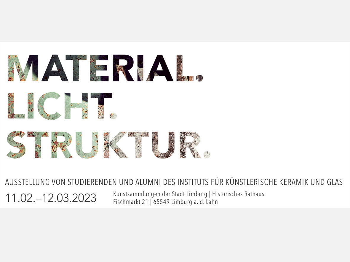 Einladung Material Licht Struktur