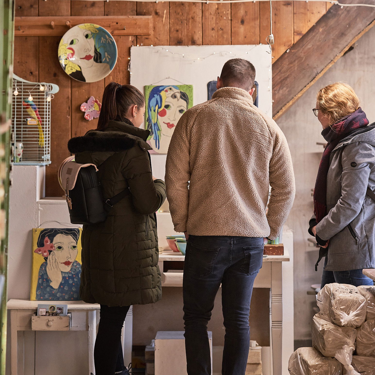 Adventsaustellung der Werkstattgemeinschaft Keramix