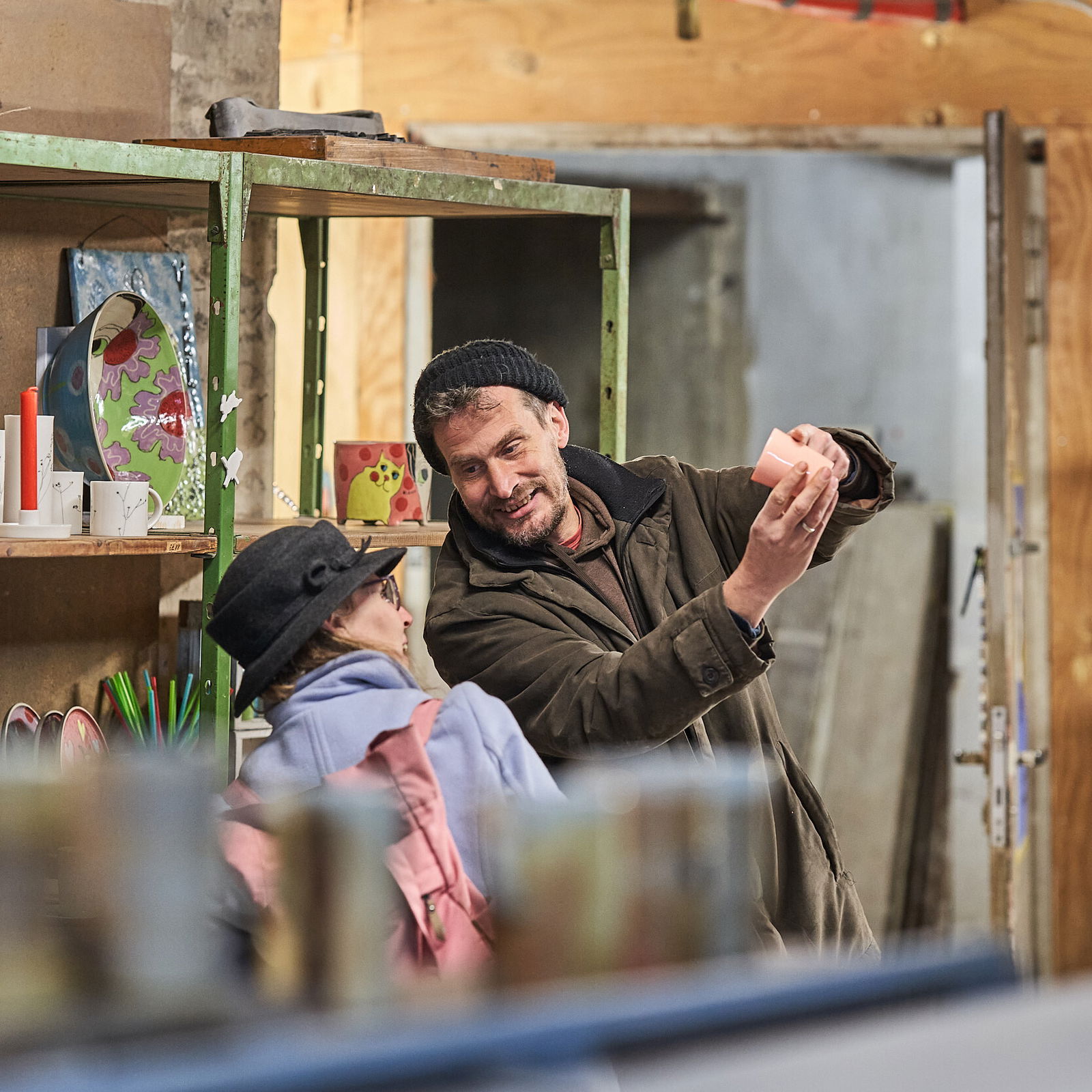 klitzekleine Adventsausstellung in der Werkstattgemeinschaft Ceramix