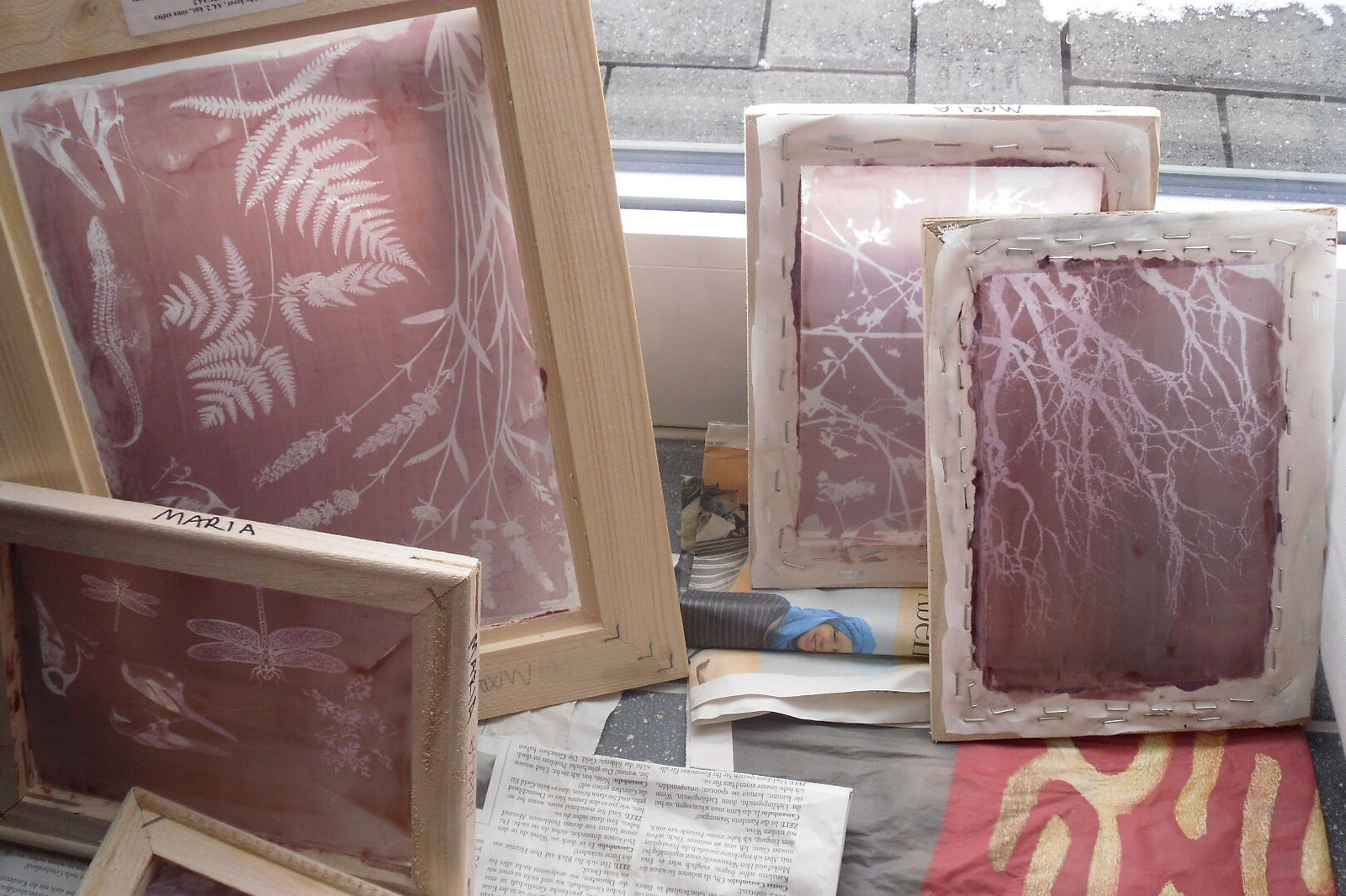 SIEBDRUCK mit Maria Geszler-Garzuly