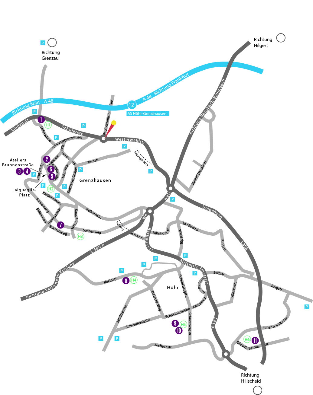 &uuml;bersichtskarte Keramik im Advent 2025