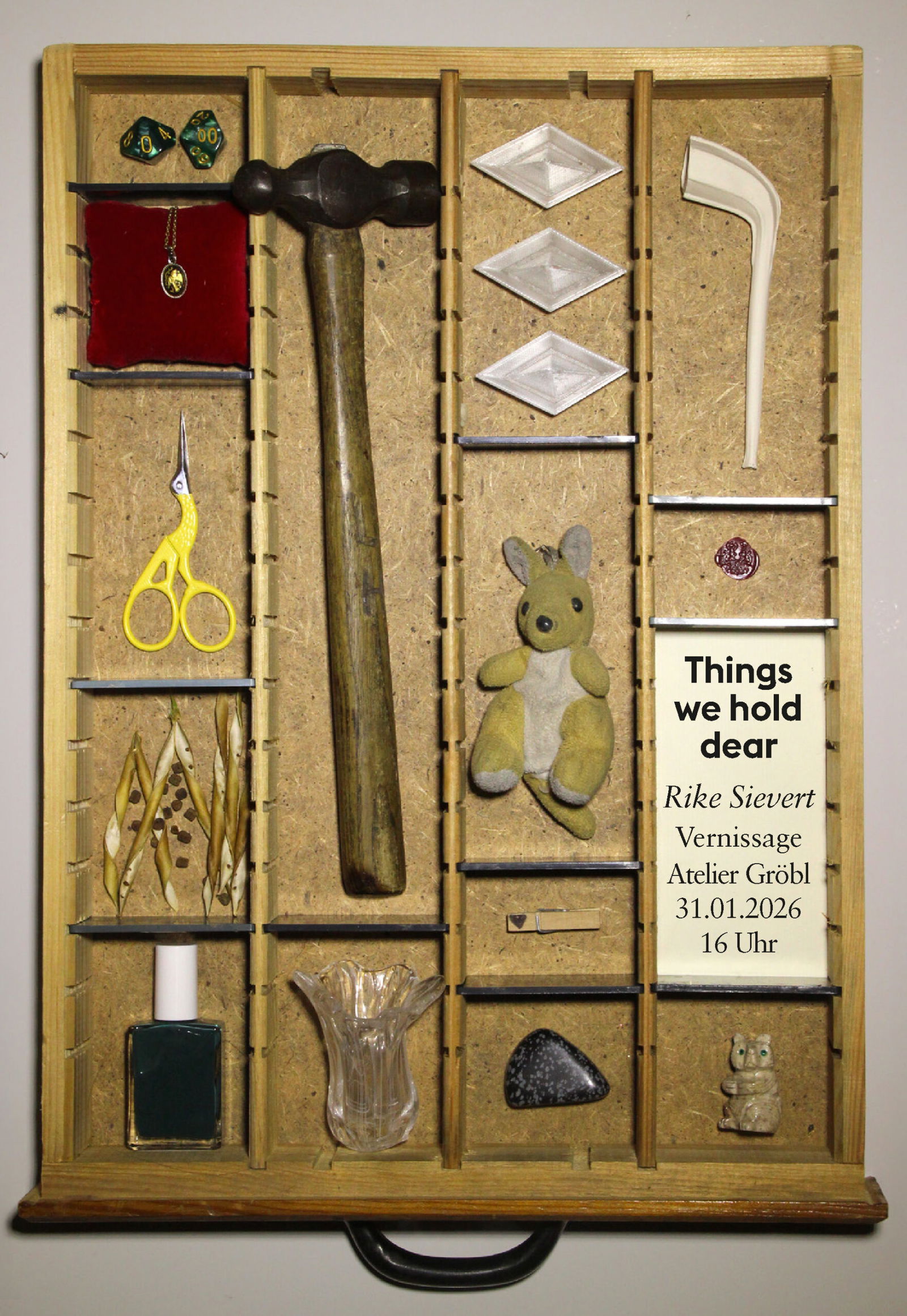 Rike Sievert Abschlussaustellung im Atelier Gr&ouml;bl in Koblenz