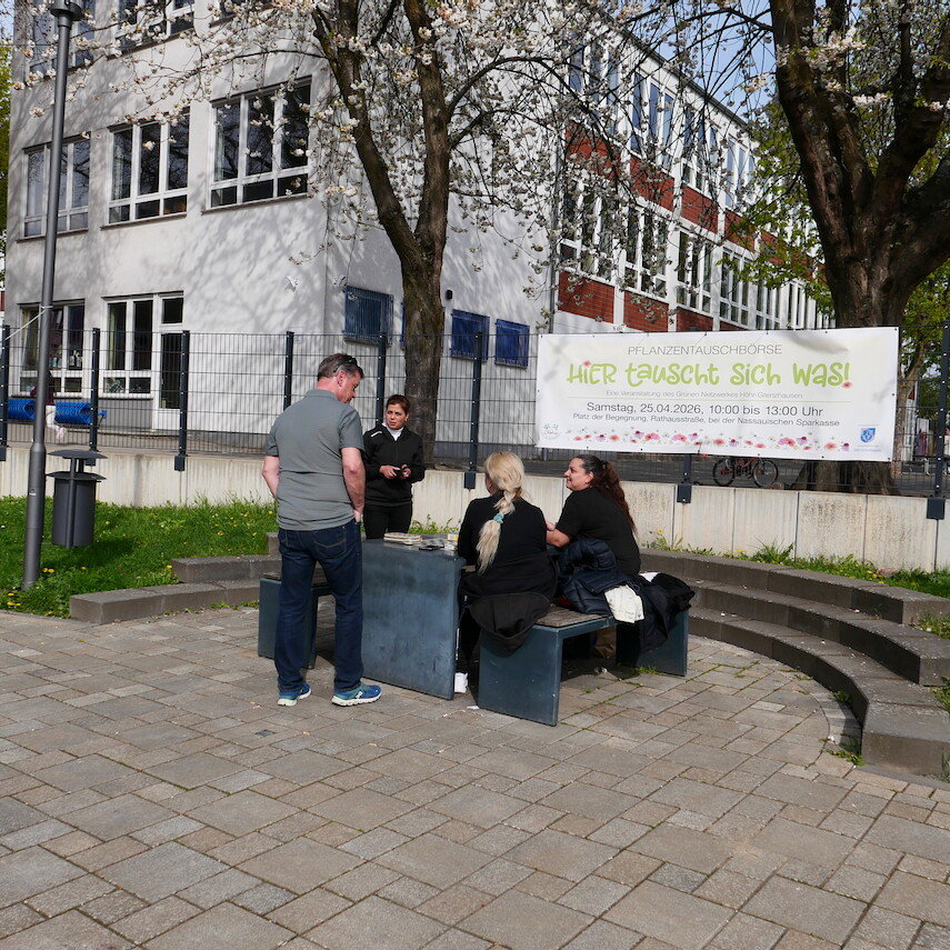 Stadtbürgermeister im Gespräch - Platz der Begegnung