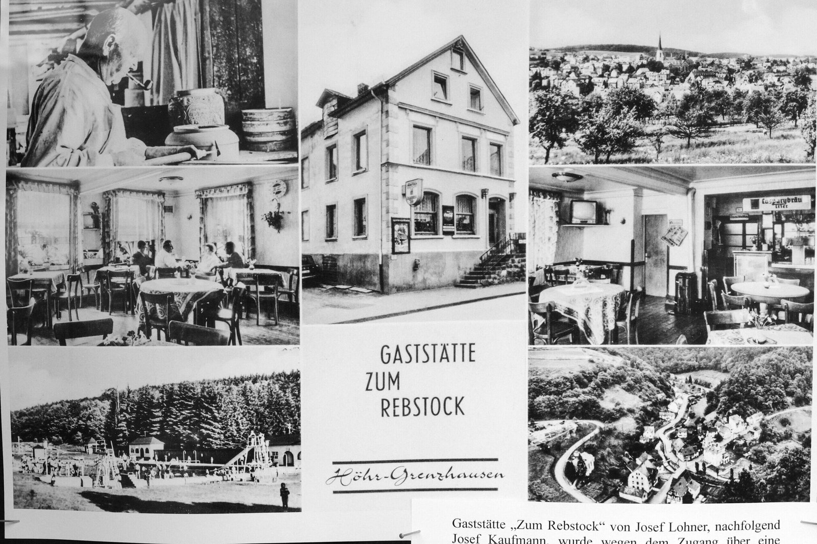 Gaststätte Rebstock auch bekannt als die Trapp in der Rheinstrasse