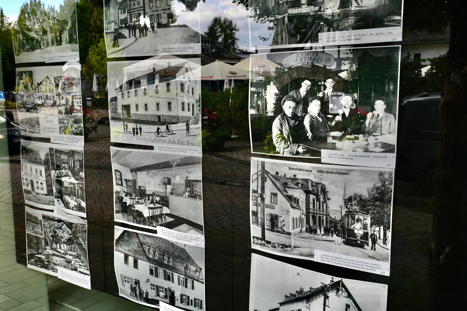Schaufenster Gaststätten unserer Stadt