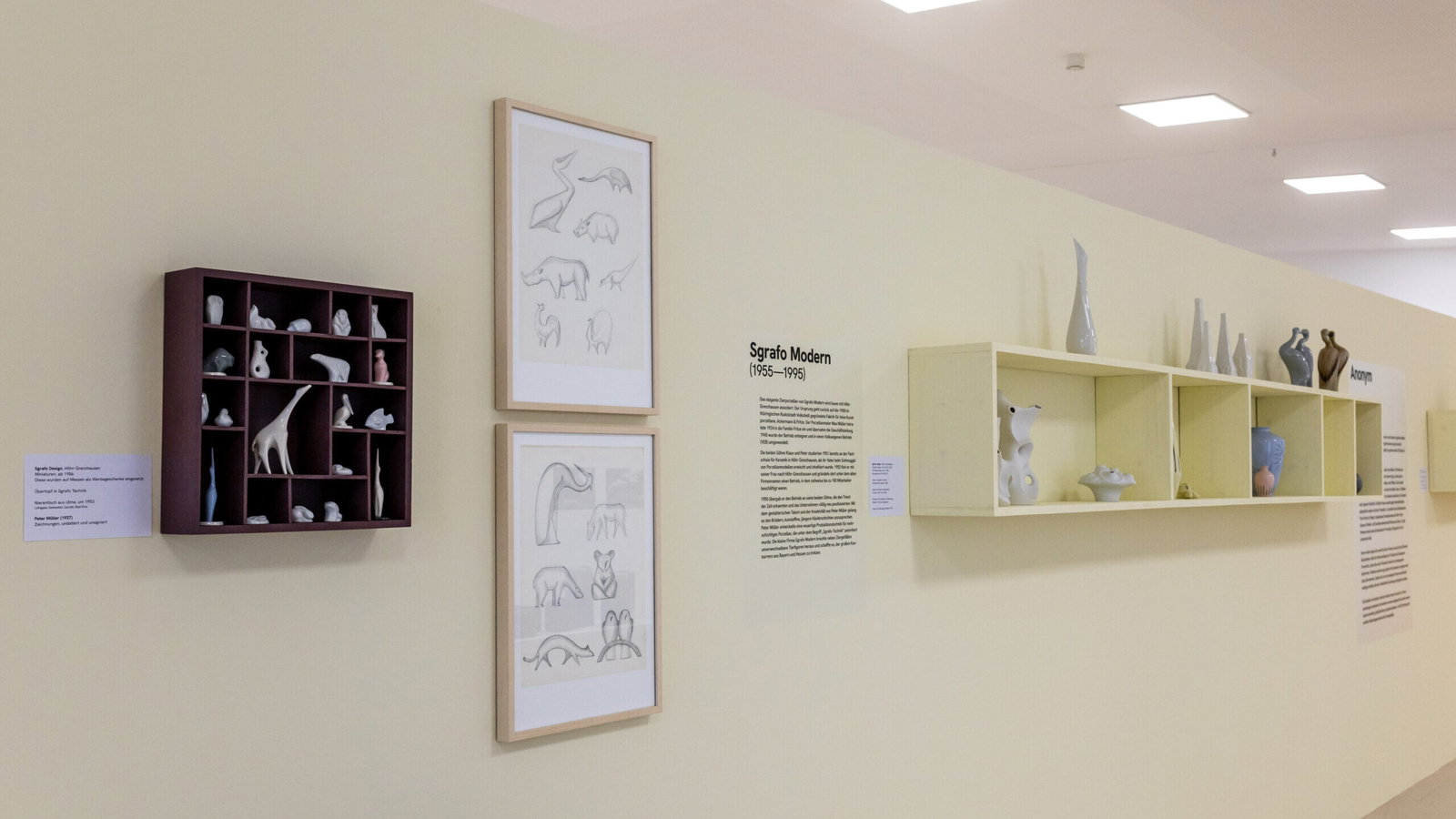 Einblick in die Ausstellung