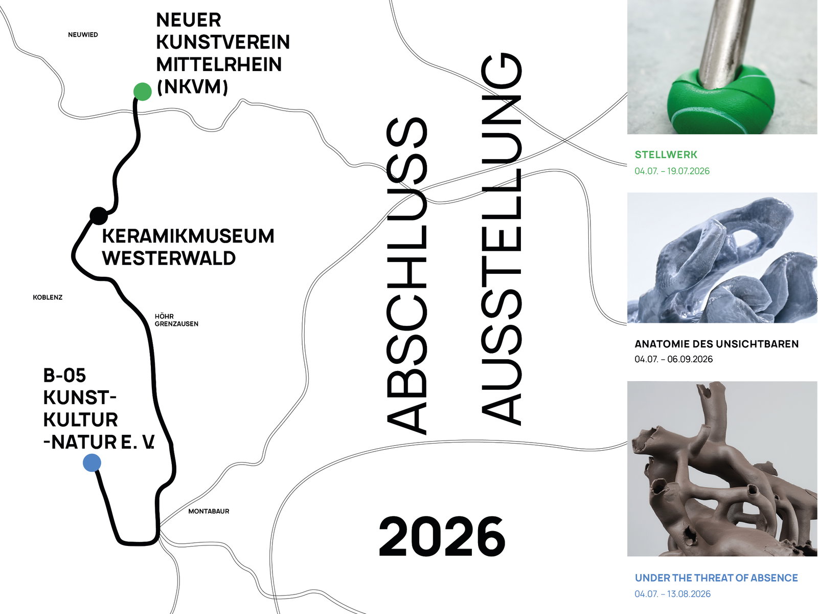 flyer der Abschlussausstellung des IKKG
